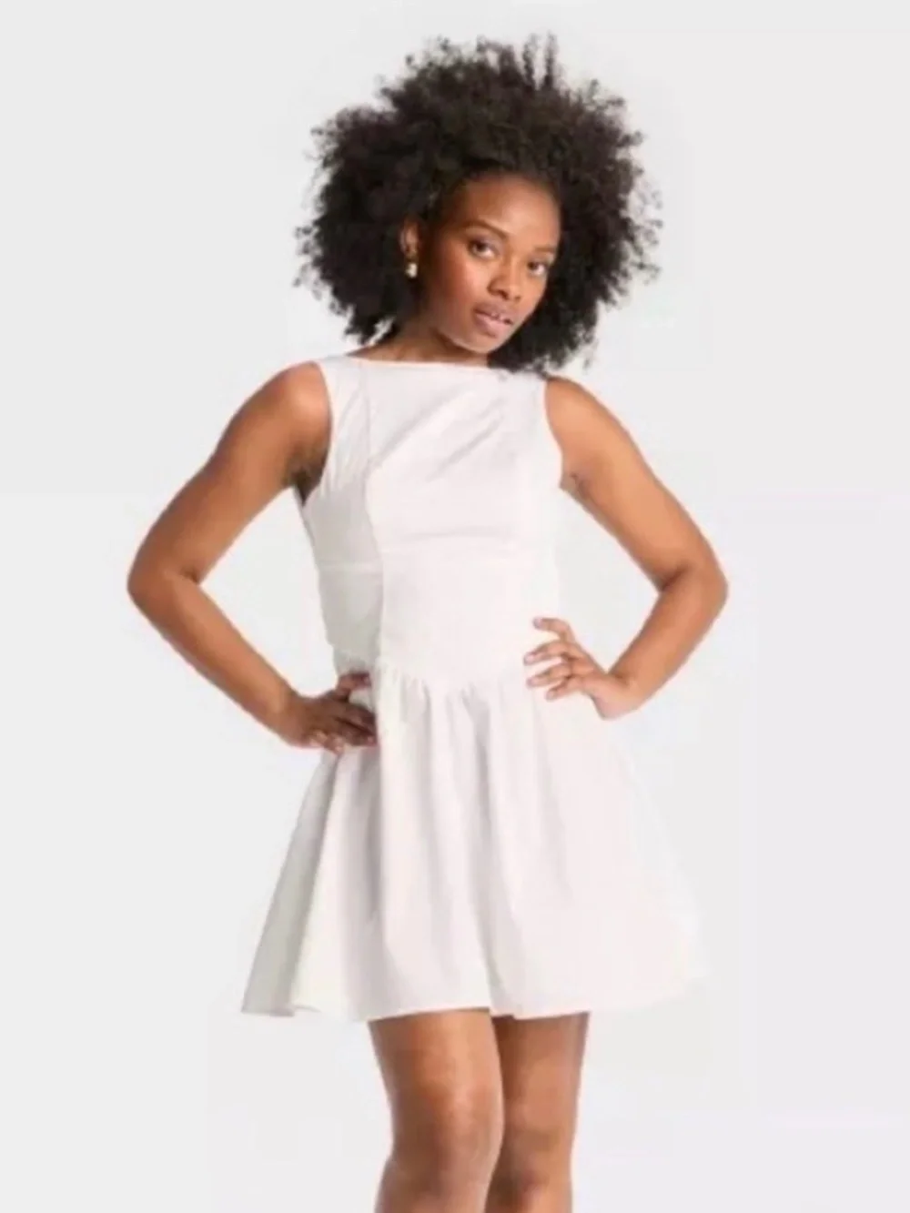 Wild Fable (Target) - Women's Bow Back Mini A-Line Dress - Picture 4 of 4